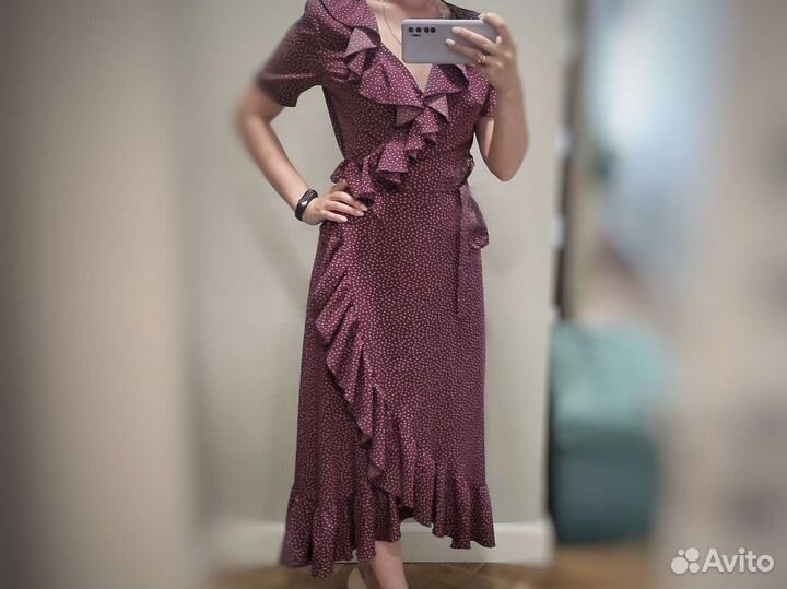 Летнее платье миди