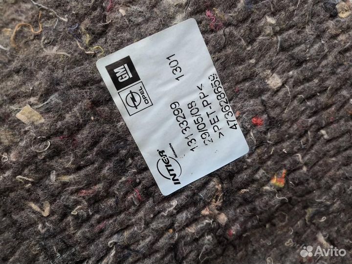 Коврик багажника Опель Мерива