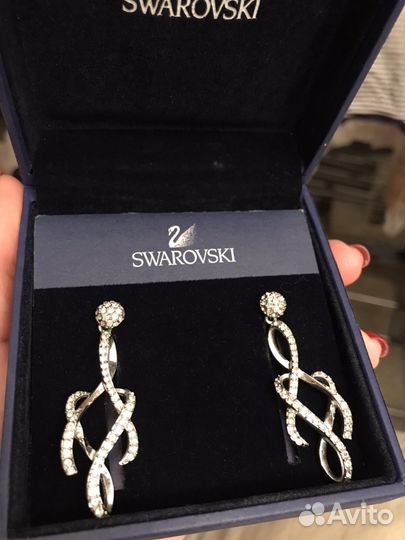 Серьги Swarovski оригинал