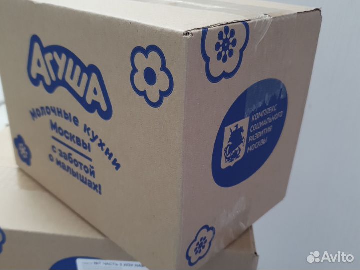 Фруктовое пюре агуша 12 шт