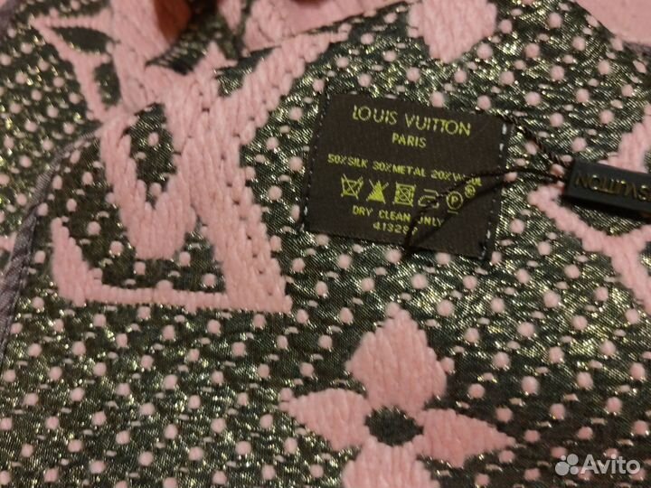 Louis Vuitton шарф новый розовый