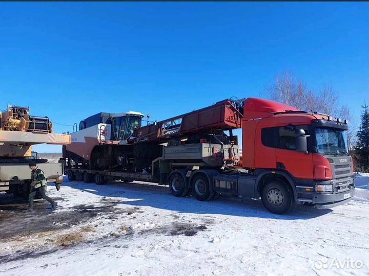 Доставка негабаритных грузов от 200 км и 3т