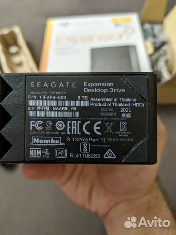 Внешний жесткий диск Seagate Expansion на 6тб объявление продам