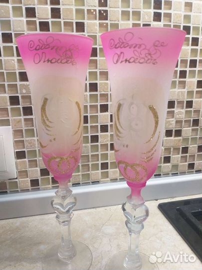 Свадебные фужеры