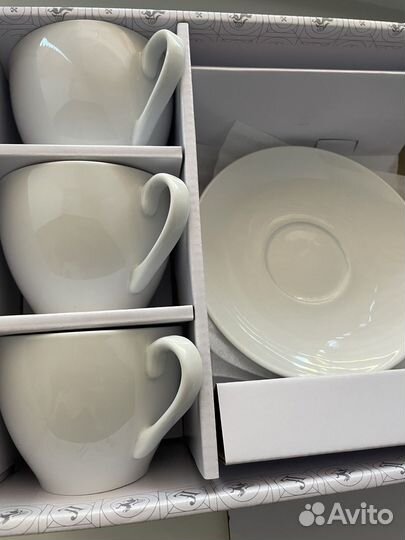 Чашка с блюдцем IKEA