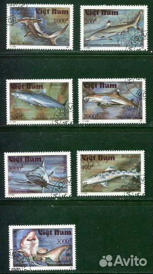 Вьетнам Почтовые марки Фауна Флора Грибы