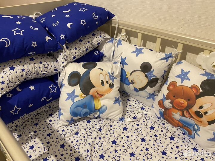 Бортики в детскую кроватку