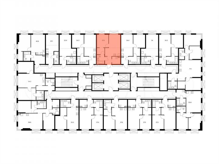 1-к. квартира, 37,5 м², 26/30 эт.