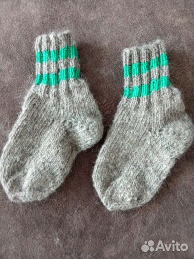 Носочки пуховые на 2 - 4 года