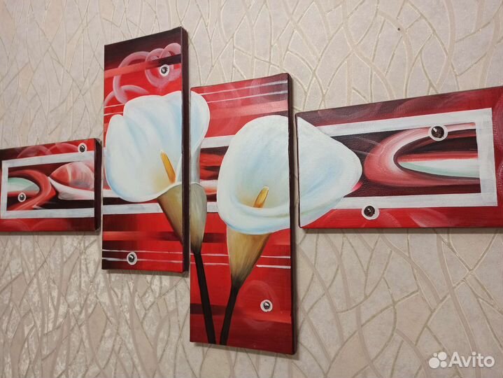 Картина модульная маслом