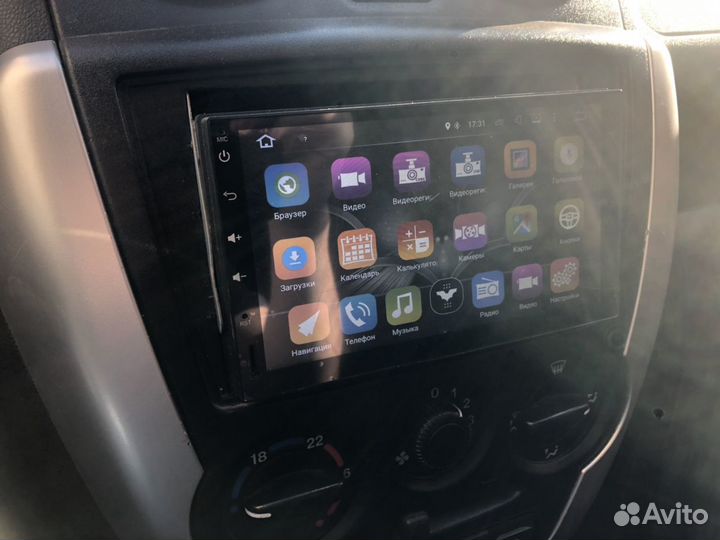 Универсальная Android магнитола phantom DV-7023