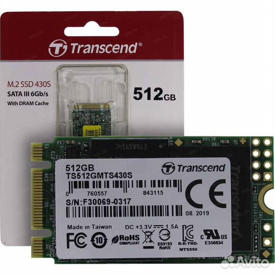Внутренний жесткий диск Transcend TS512gmts 239959