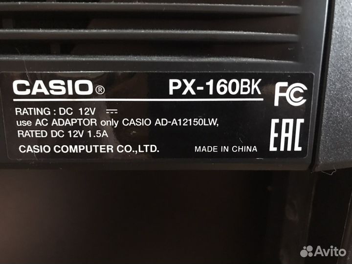 Цифровое пианино casio