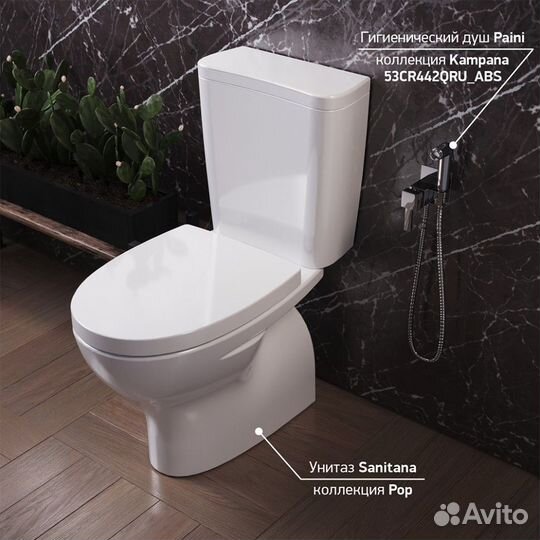 Гигиенический душ paini Imola 53CR442RRU ABS хром