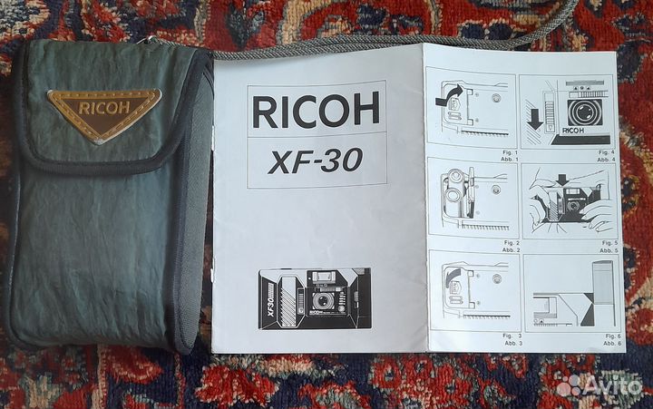 Фотоаппарат плёночный Richo XF-30,инструкция,чехол