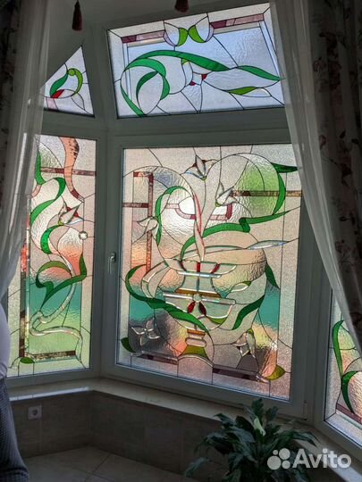 Художественные витражи стиль тифани