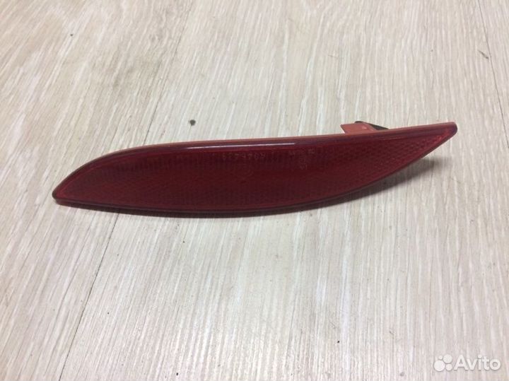 Катафот Отражатель заднего бампера Renault fluence