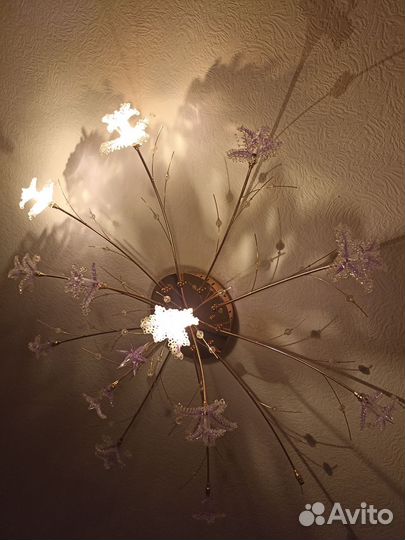 Люстра потолочная бу