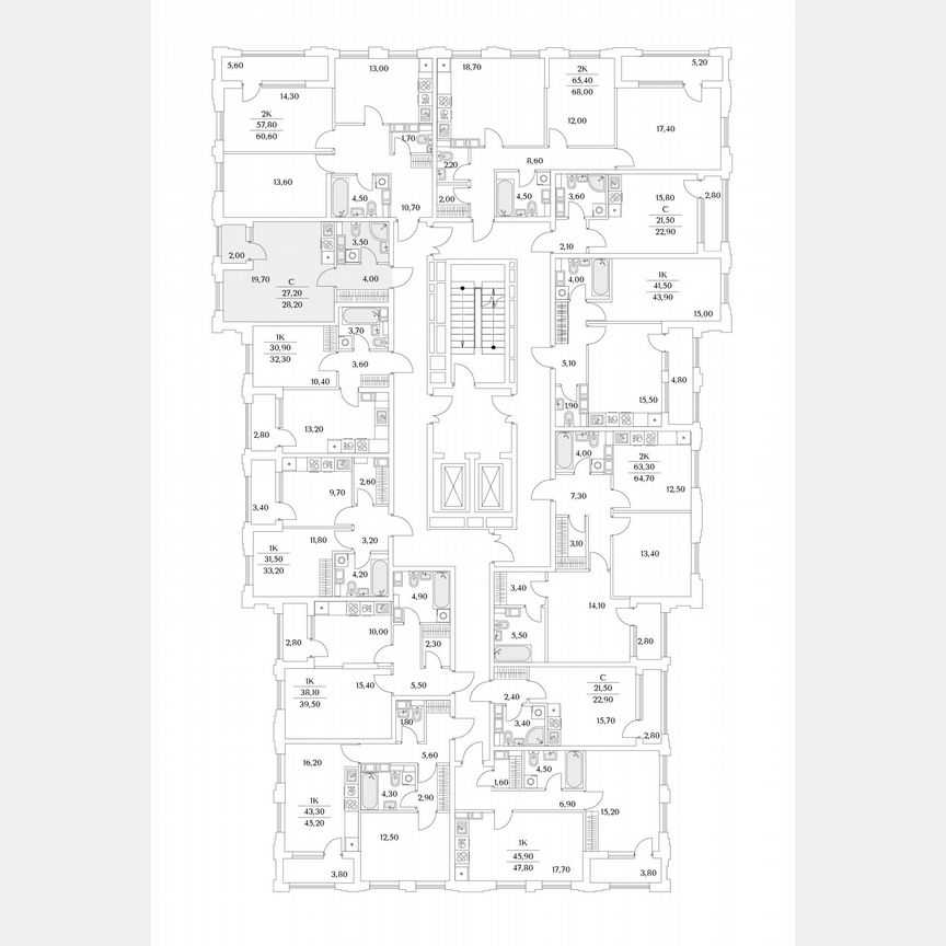 Квартира-студия, 28,2 м², 9/13 эт.