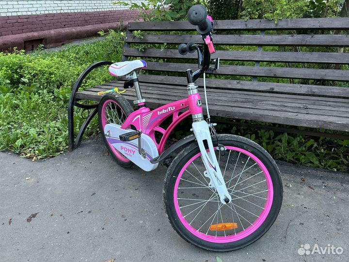 Велосипед для девочки Bibitu Pony 18