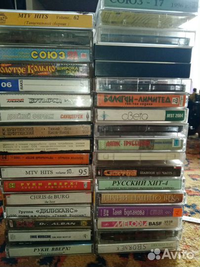 Аудио кассеты в хорошем состоянии