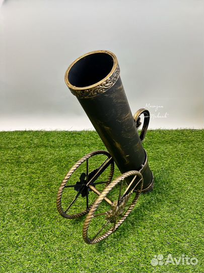 Подставка кованая под шампура Пушка»