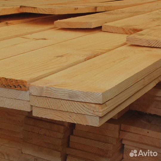 Доски лиственницы 55x135 мм, для качественного строительства