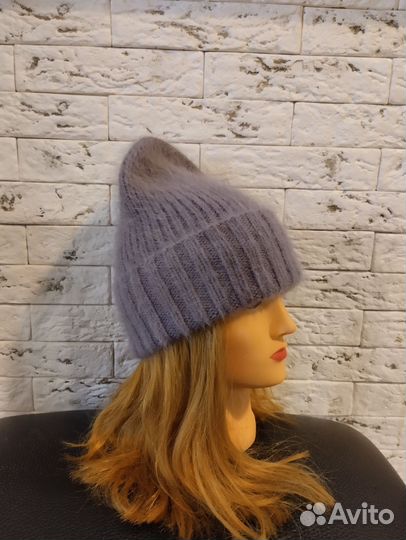 Шапка женская пух норки