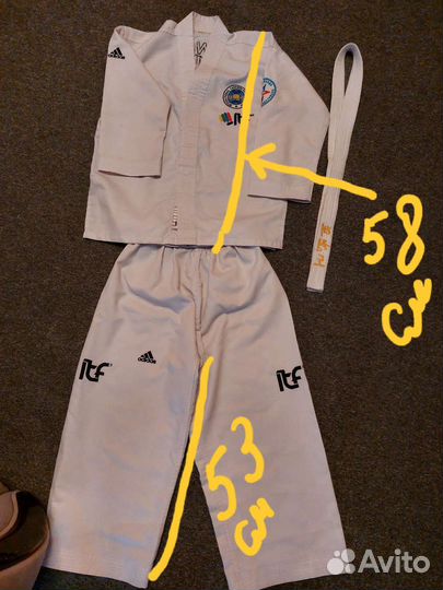 Форма для тхэквондо 140