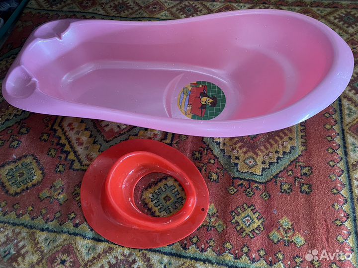 Ванночка для купания + сиденье для унитаза