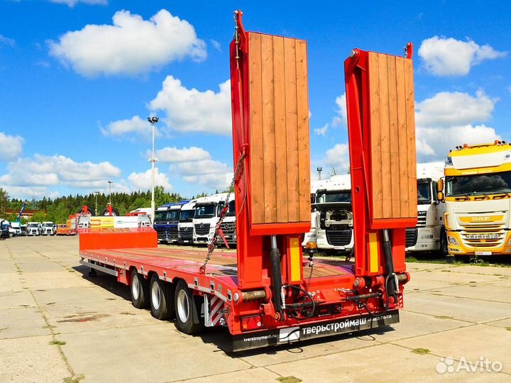 Полуприцеп трал (тяжеловоз) Тверьстроймаш Low, 2024