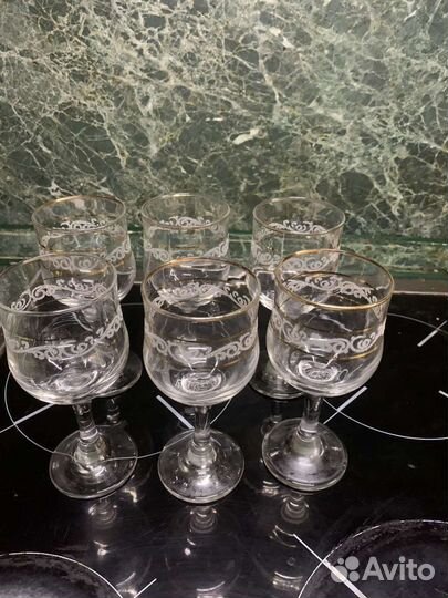 Фужеры,Богемия.6 шт