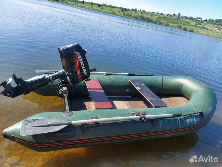 Надувная лодка с мотором бу
