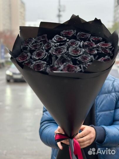 Черные розы