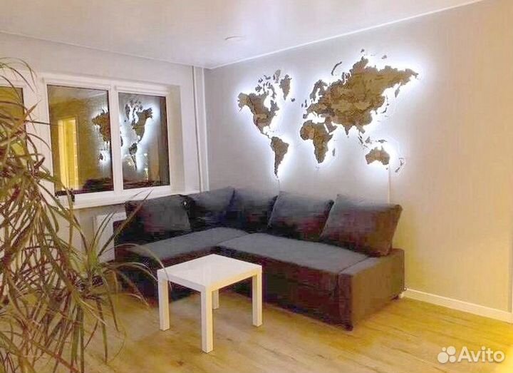 Карта России с подсветкой