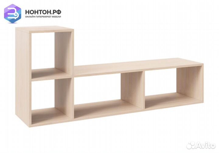 Стеллаж Фристайл дуб молочный