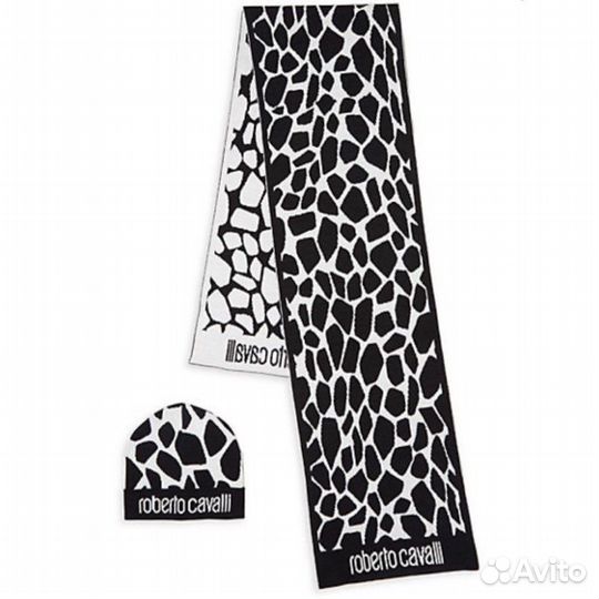 Комплект шапка шарф Roberto Cavalli