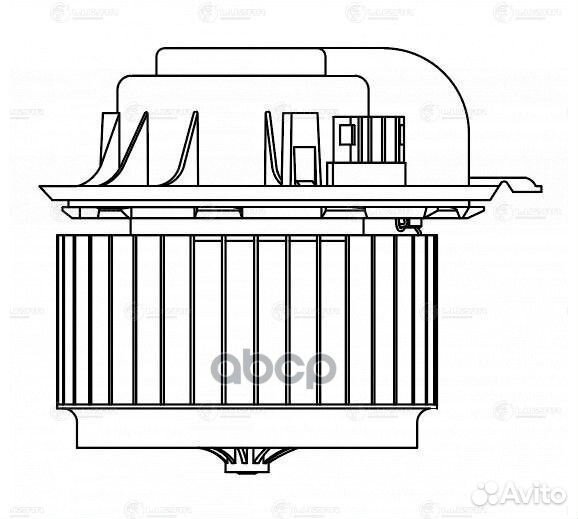 Э/вентилятор отоп. для а/м VW Touareg (02) /Aud