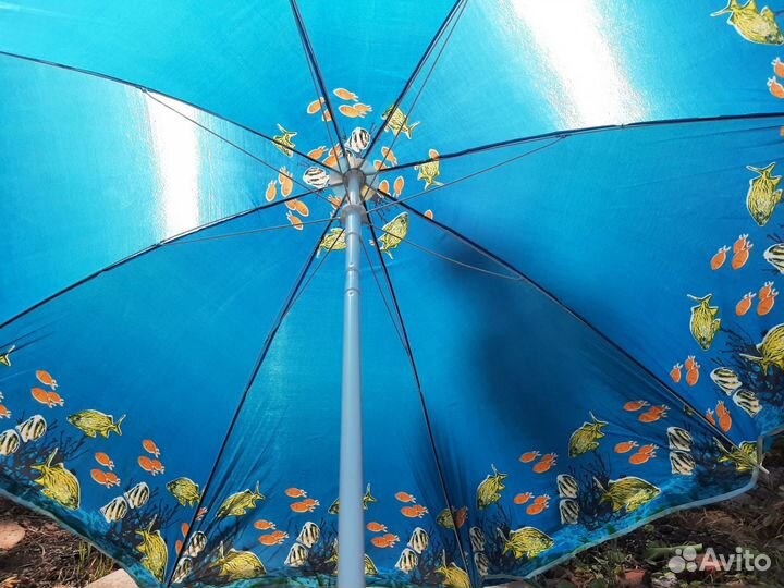 Зонт пляжный большой 170 см с наклоном