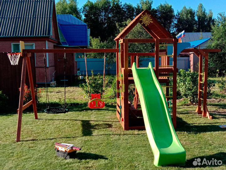 Детские деревянные площадки для дачи