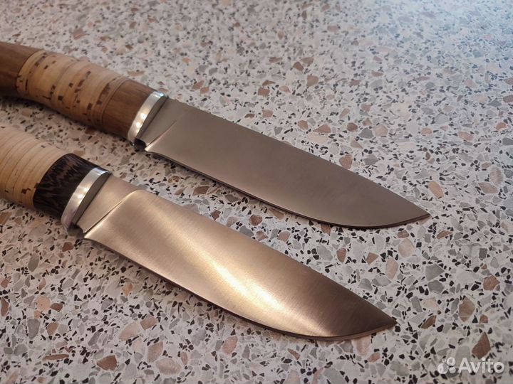 Нож универсальный из х12мф береста