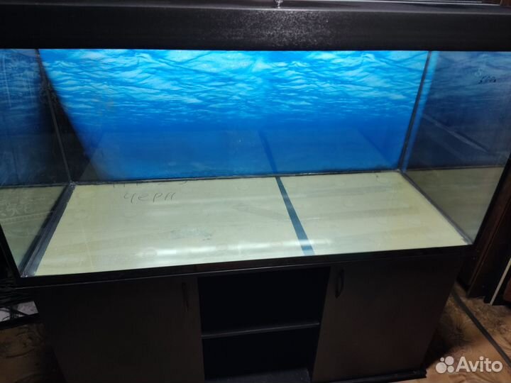 Аквариум новый 500 л с тумбой