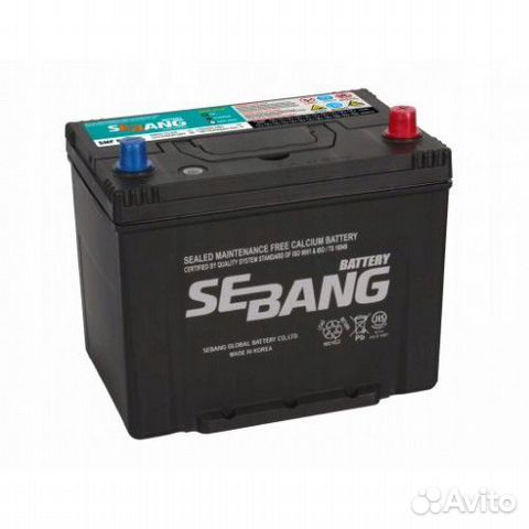Аккумулятор 60Ah Sebang asia R+
