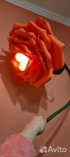 Торшер напольный роза