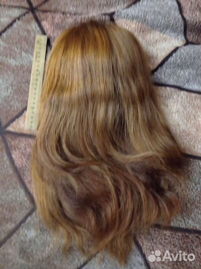 Волосы на заколках натуральный длина 40см