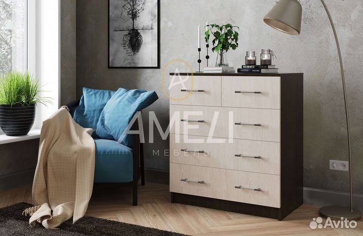 Комод белый в стиле икеа