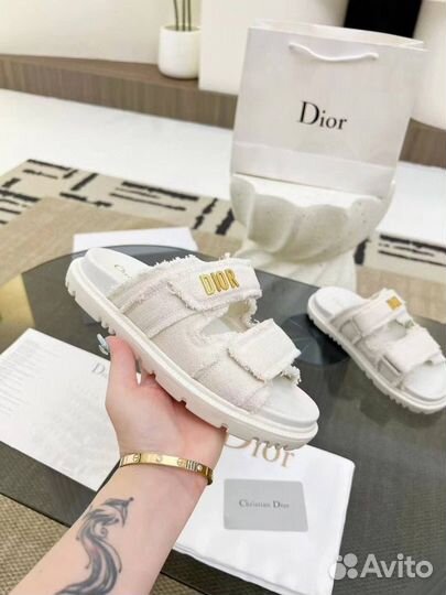 Шлепки женские Dior