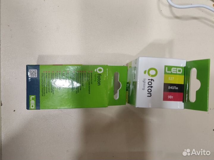 Лампа диодная е27 foton фотон 9ват gauss Гаус 9,5в