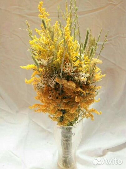 Букеты из сухих цветов в ассортименте