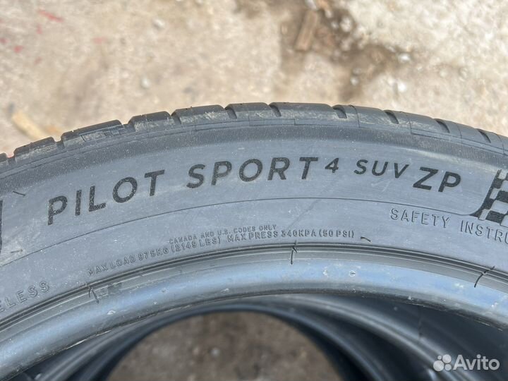 Michelin Pilot Sport 4 SUV 275/40 R22 и 315/35 R22